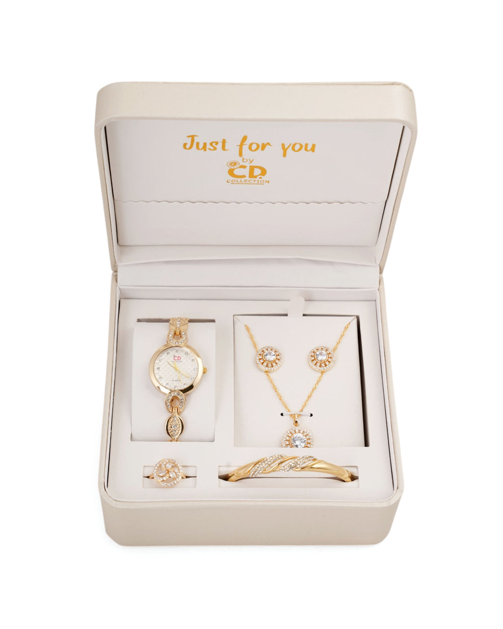 Women's Watch & Jewellery Gift Set