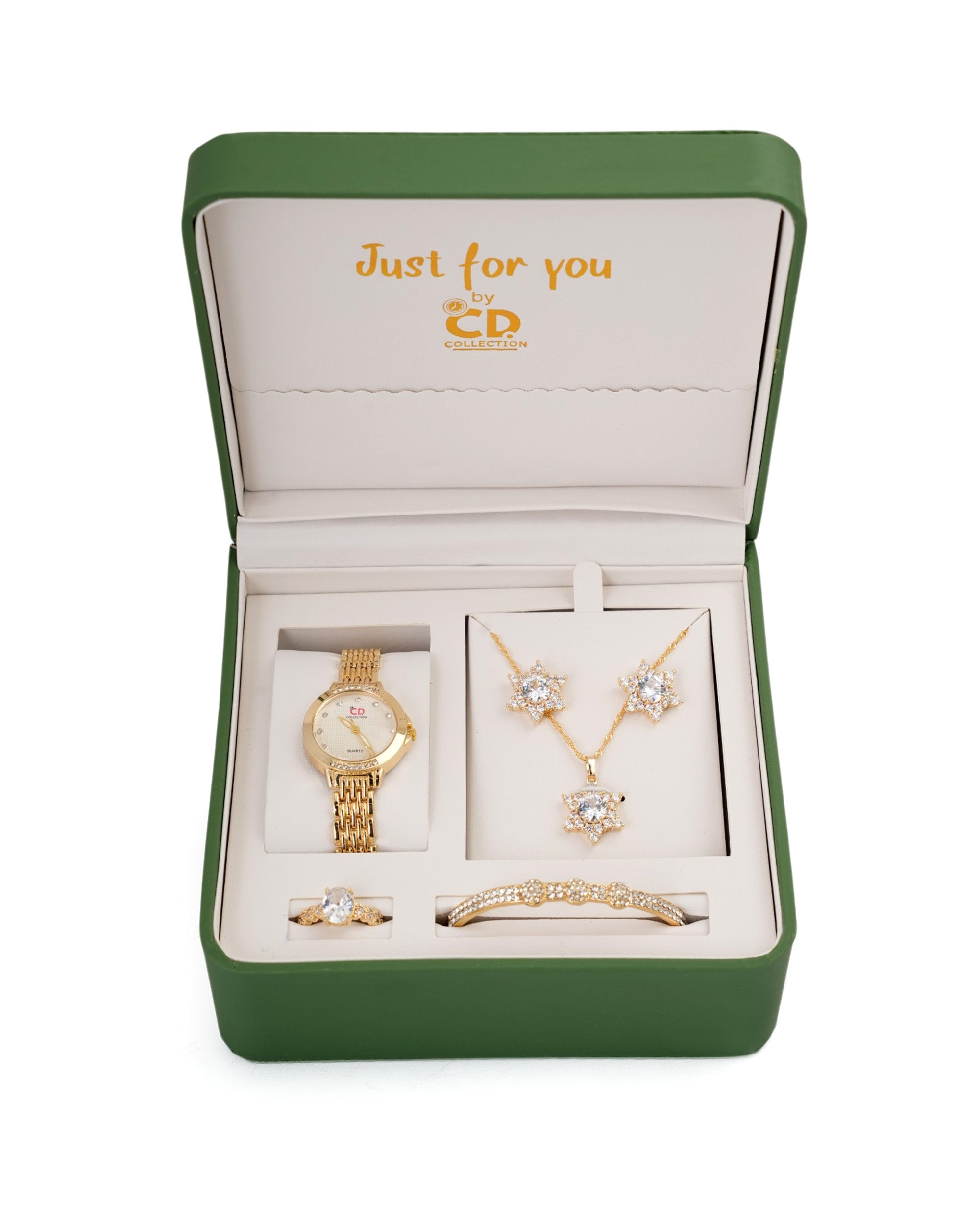 Women's Watch & Jewellery Gift Set