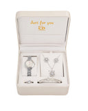 Women's Watch & Jewellery Gift Set