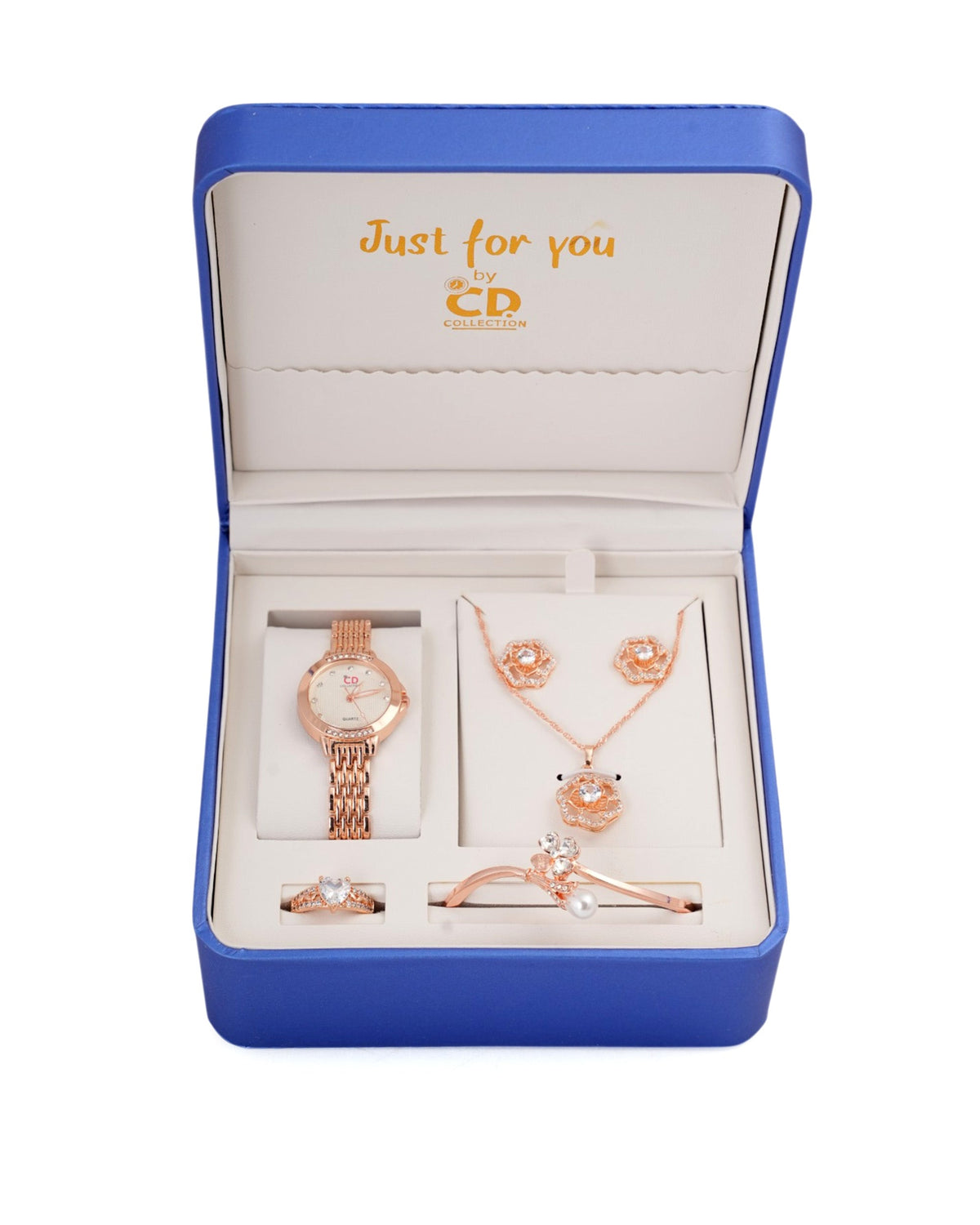 Women's Watch & Jewellery Gift Set