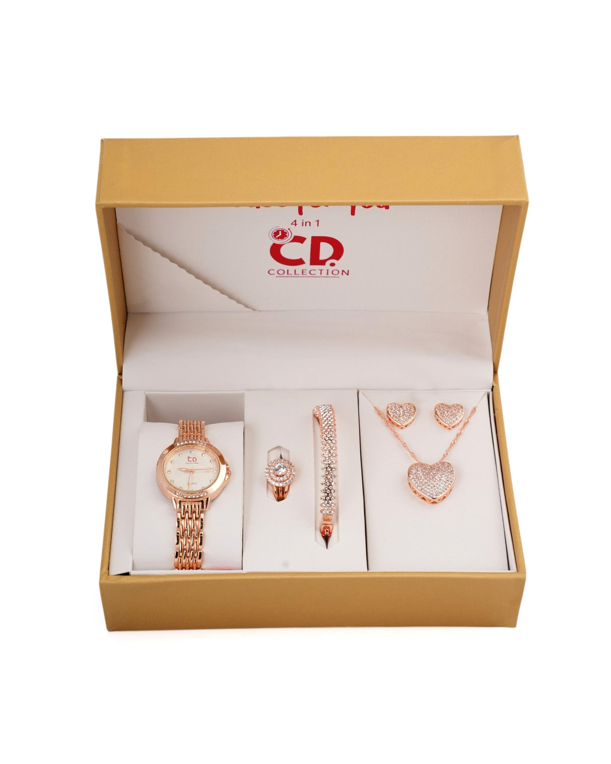 Women's Watch & Jewellery Gift Set