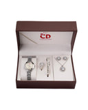 Women's Watch & Jewellery Gift Set