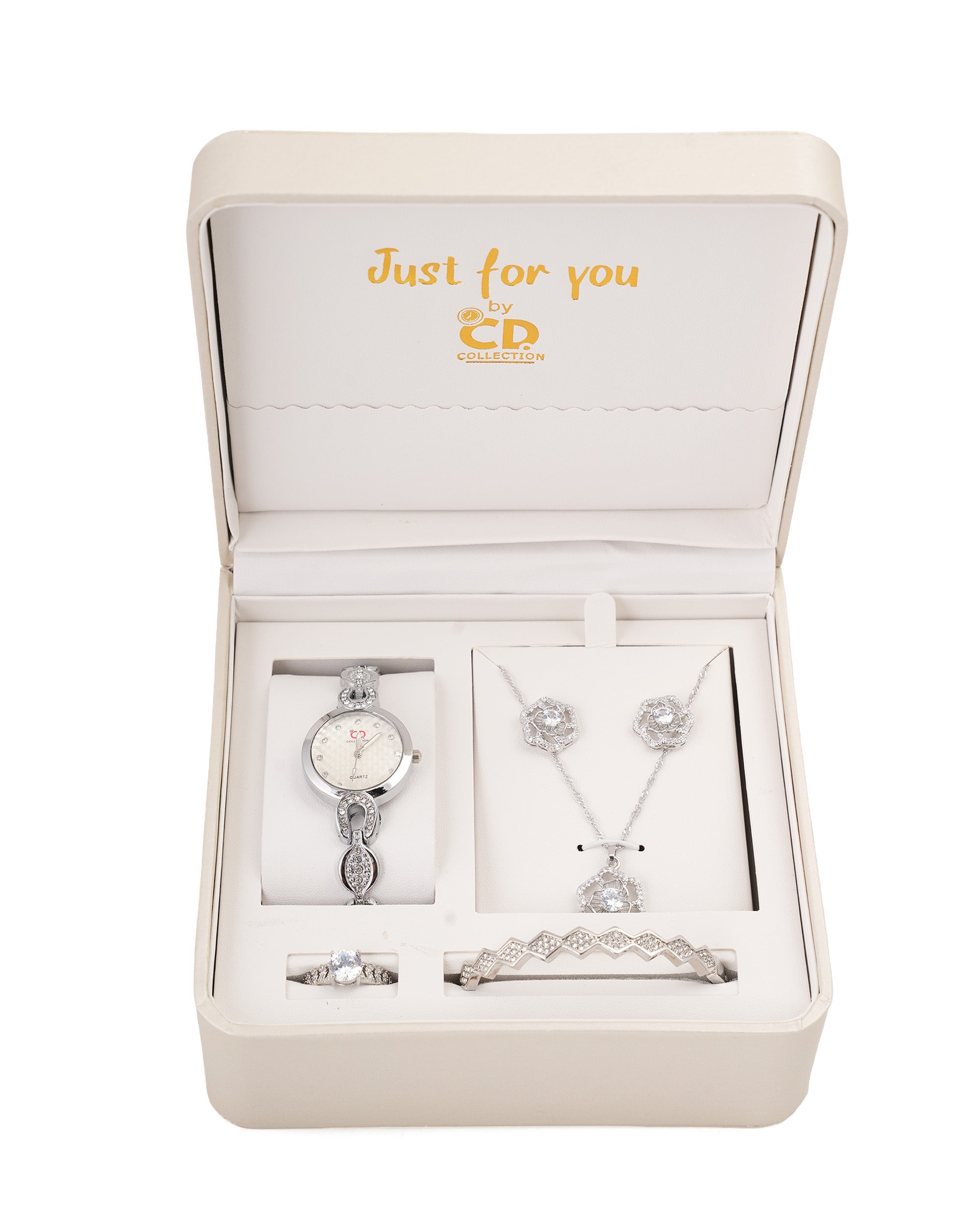 Women's Watch & Jewellery Gift Set