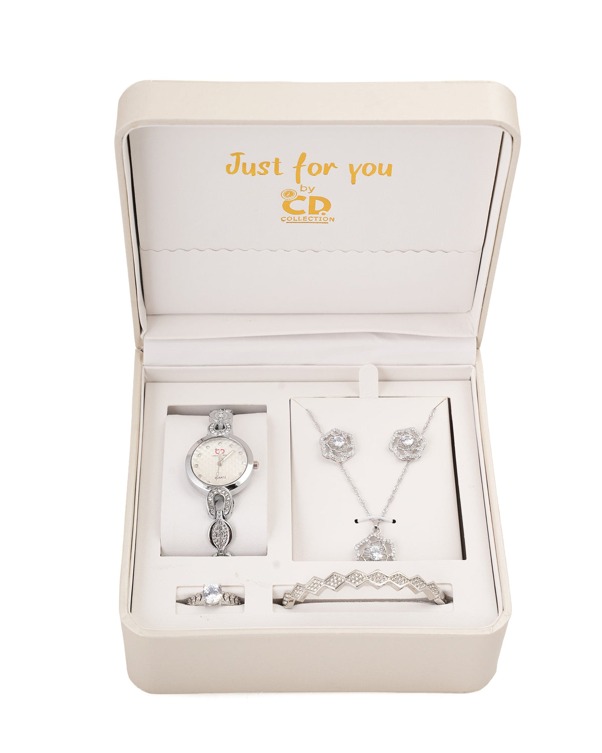 Women's Watch & Jewellery Gift Set
