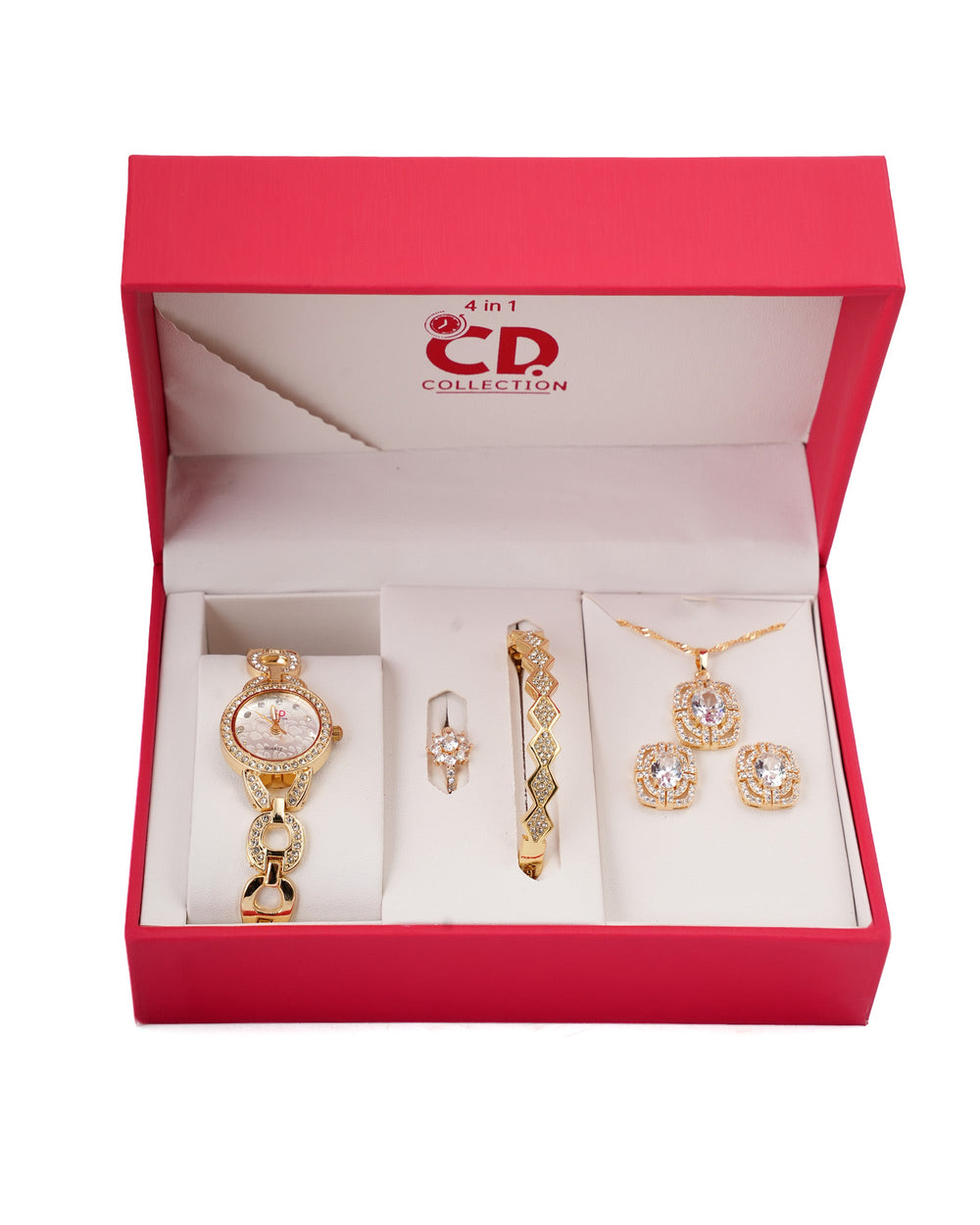 Women's Watch & Jewellery Gift Set
