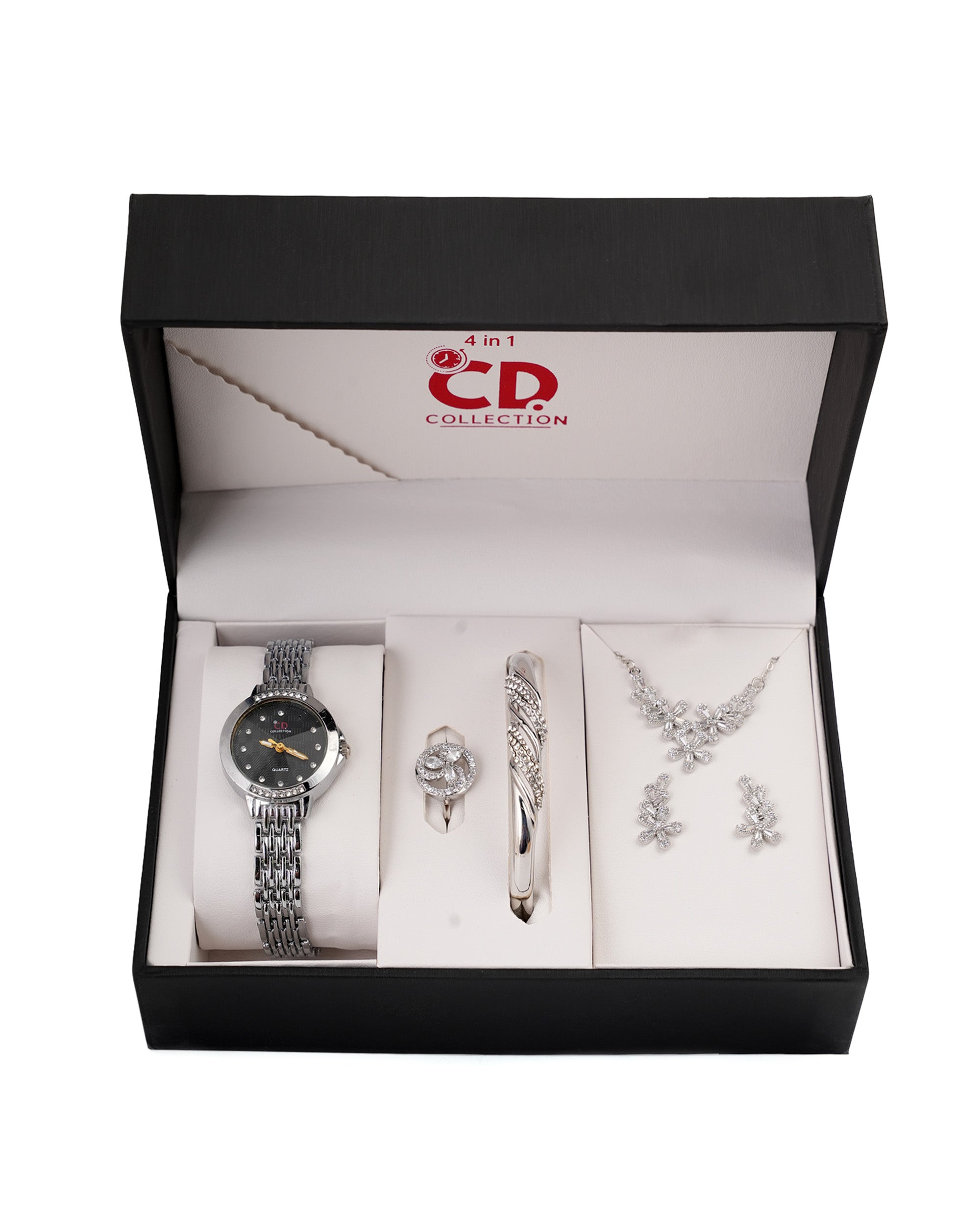 Women's Watch & Jewellery Gift Set