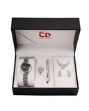 Women's Watch & Jewellery Gift Set