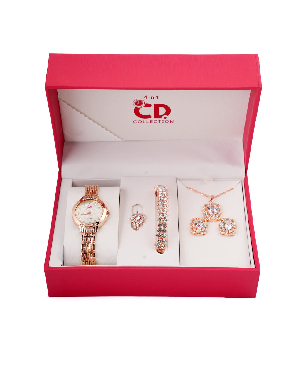 Women's Watch & Jewellery Gift Set