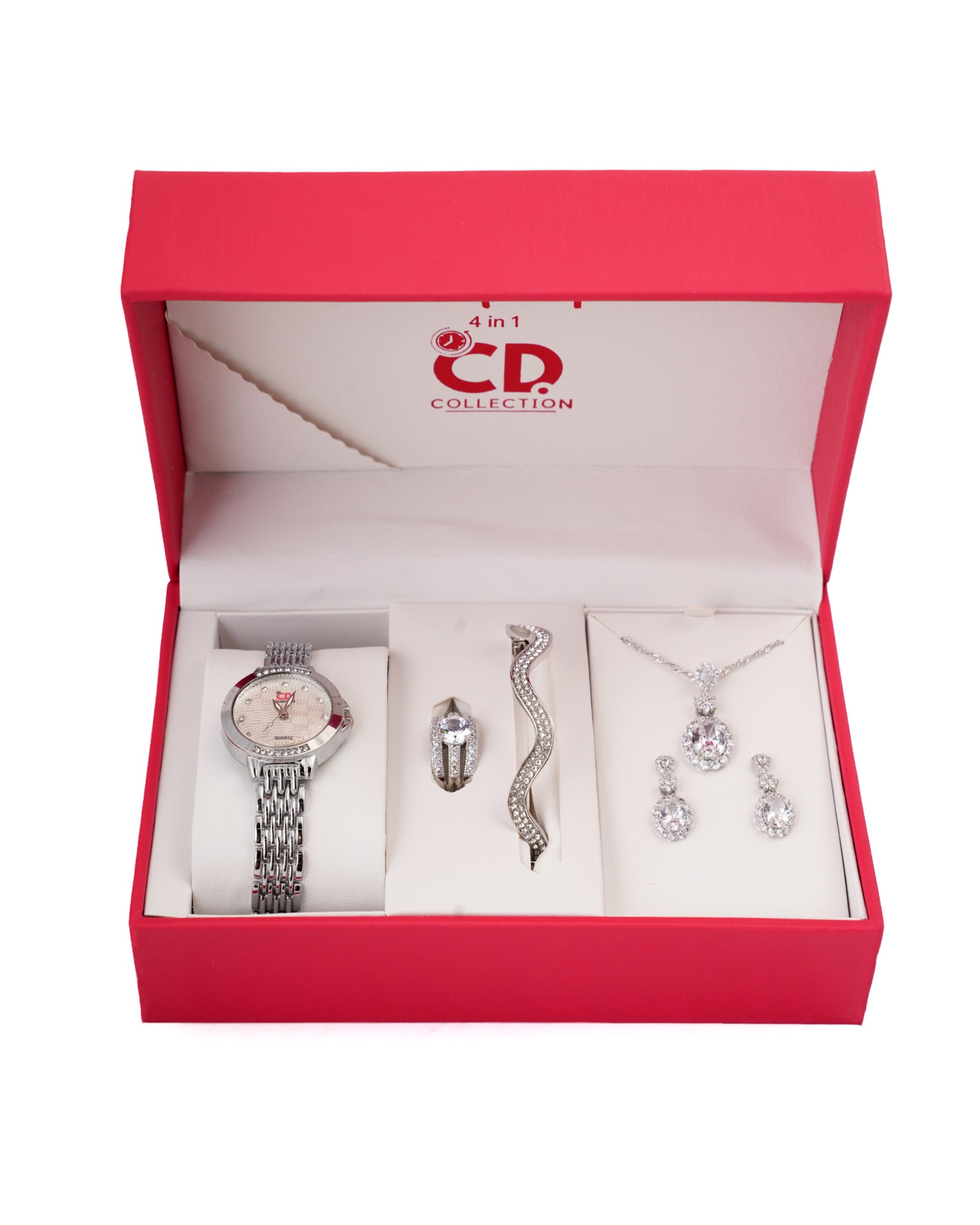 Women's Watch & Jewellery Gift Set