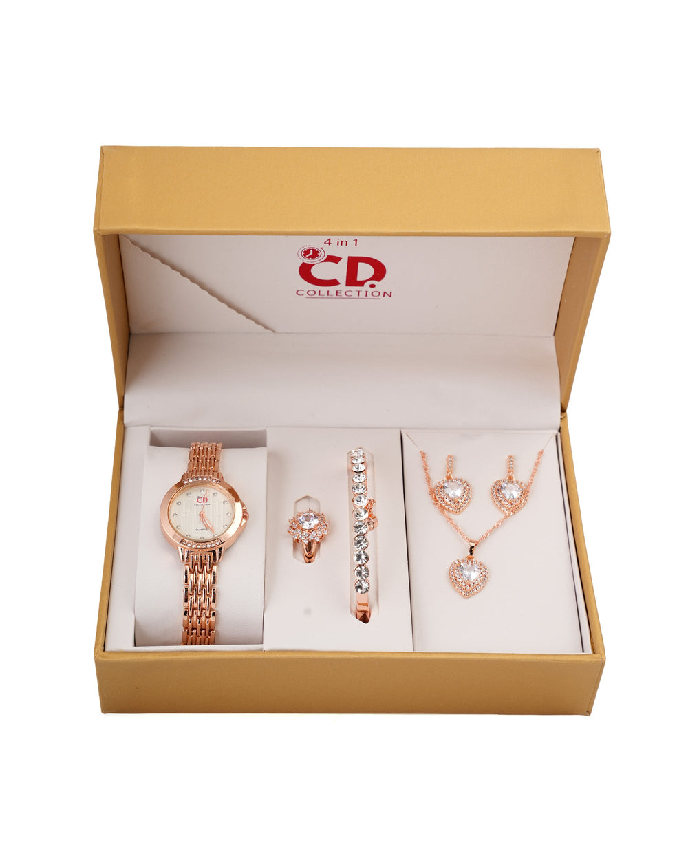 Women's Watch & Jewellery Gift Set