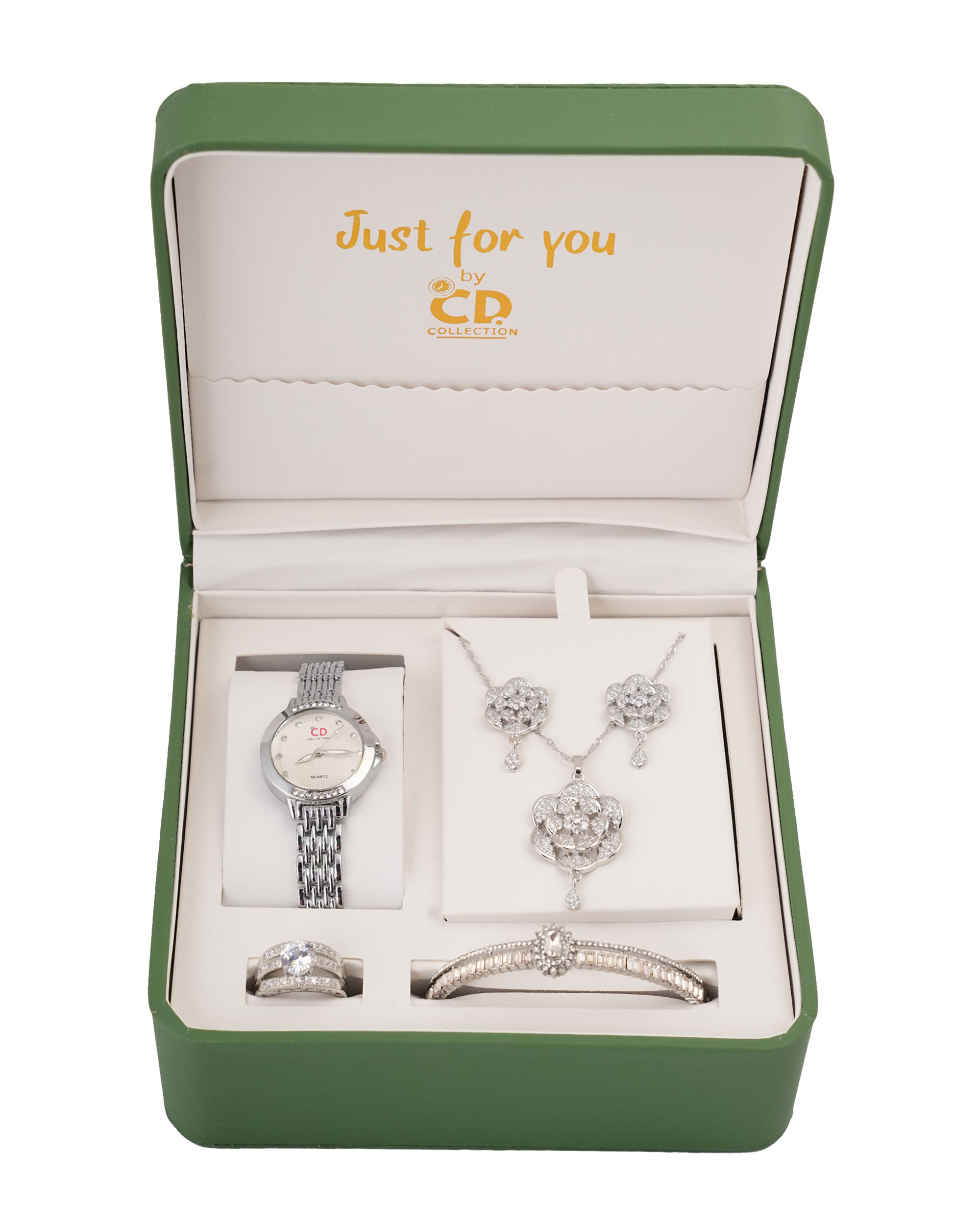 Women's Watch & Jewellery Gift Set