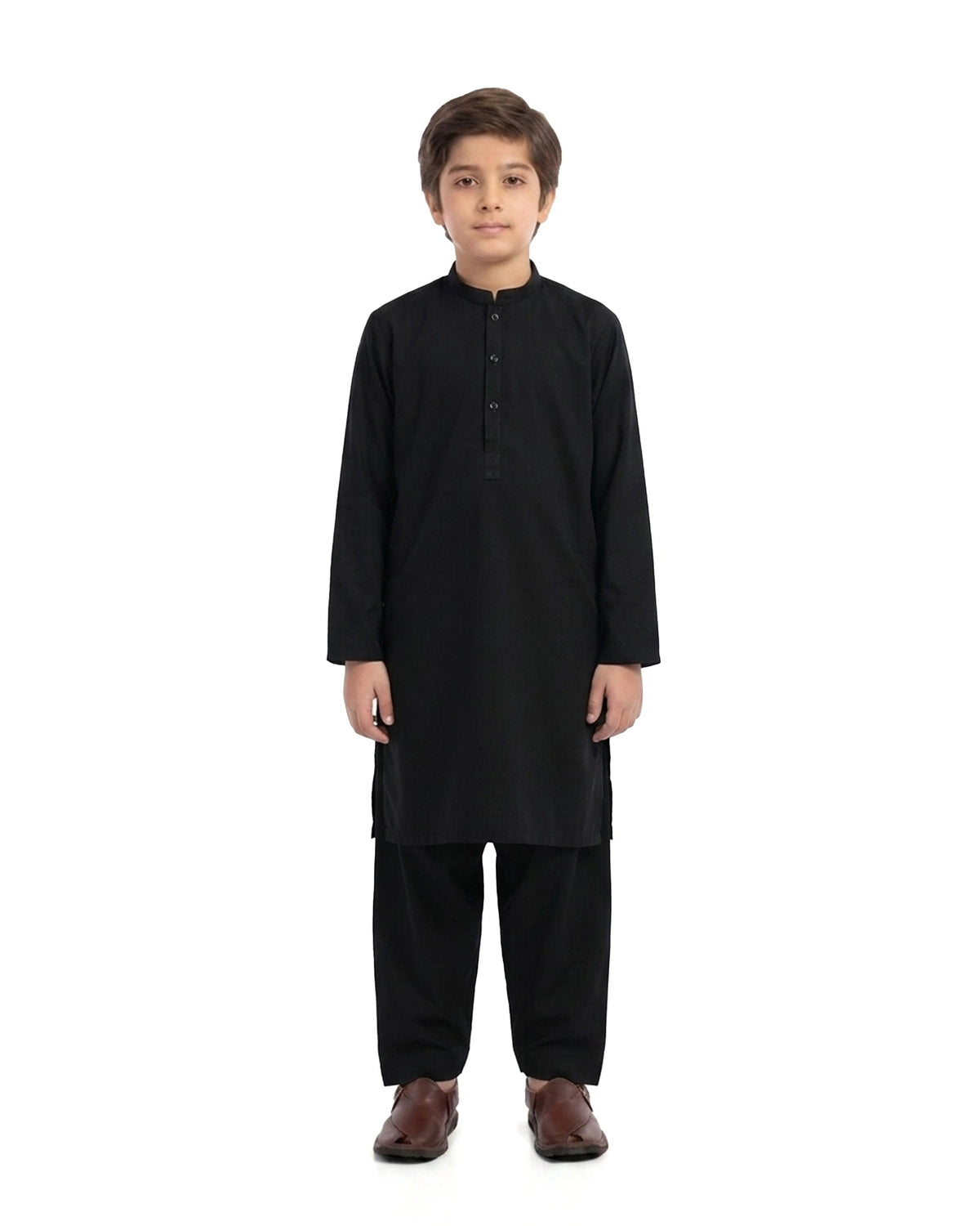 Valuables Boys' Plain Shalwar Kameez