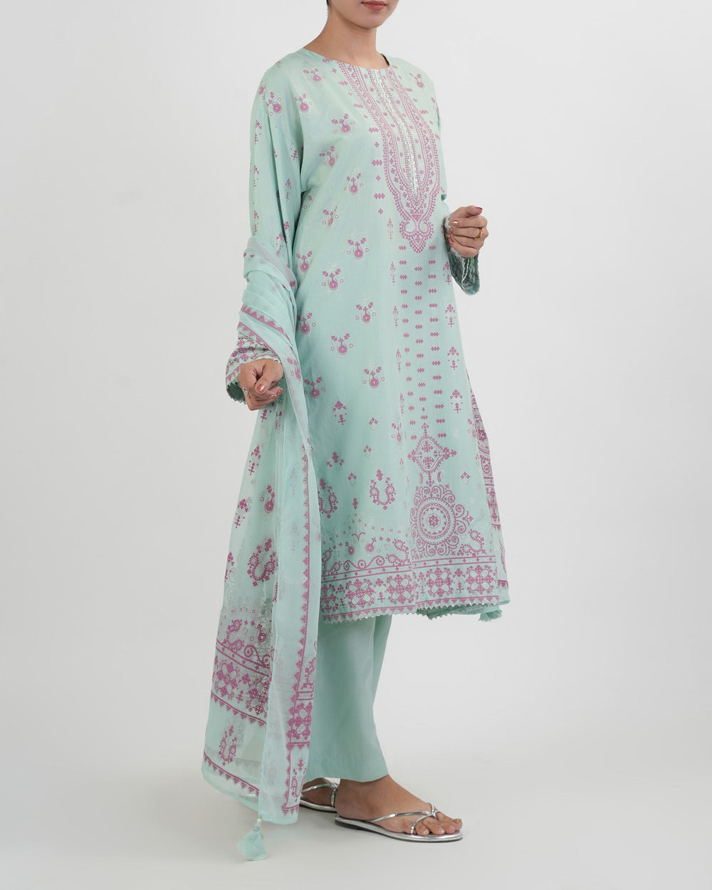 Eminent Women's Essential Printed 3Pc Suit