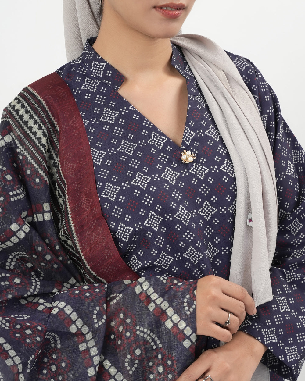 Valuables Women's Printed 3Pc Suit