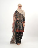 Valuables Women's Printed 3 Pc Suit