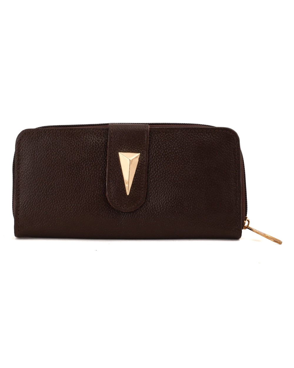Women's Leather Zipper Wallet