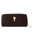 Women's Leather Zipper Wallet