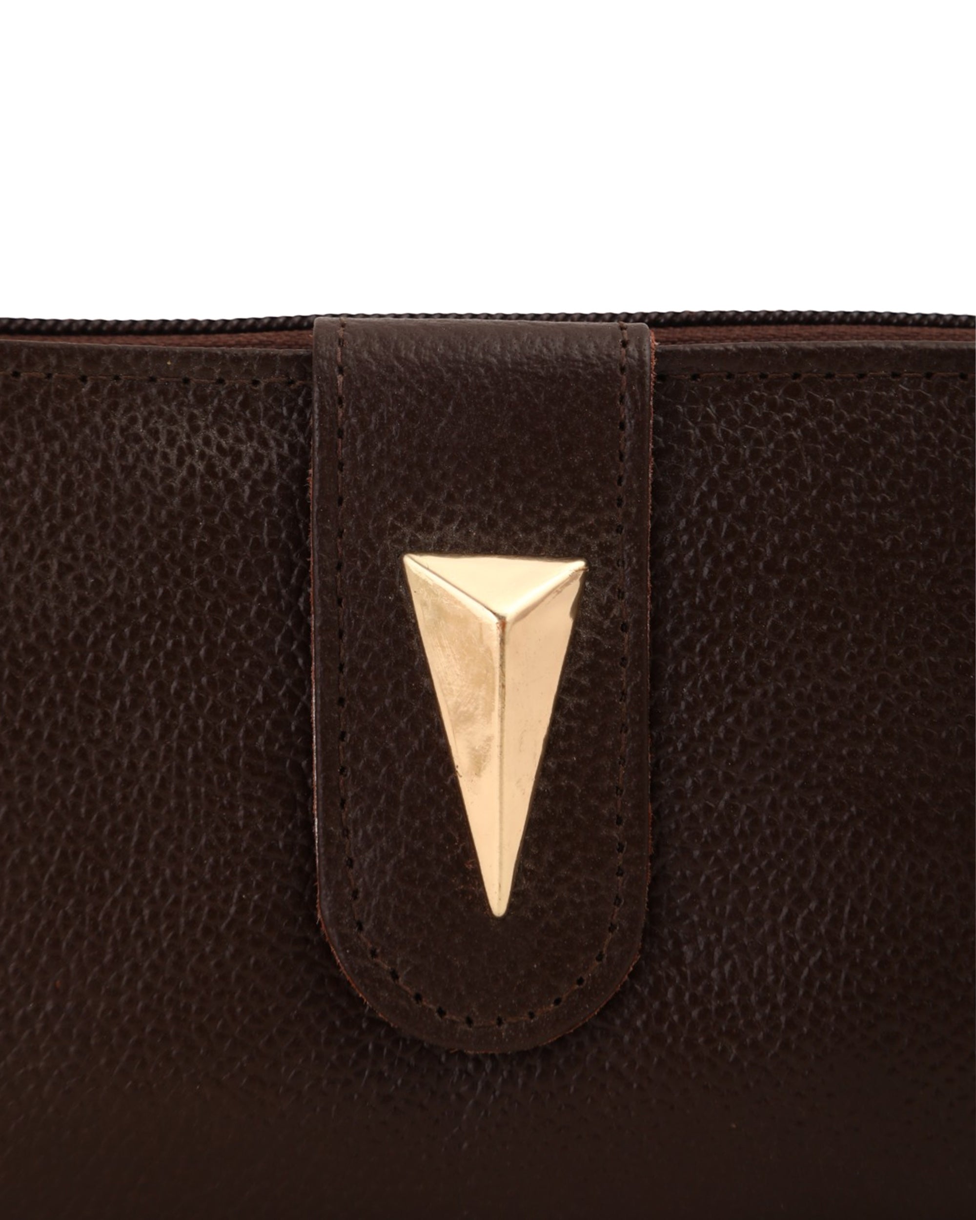 Women's Leather Zipper Wallet