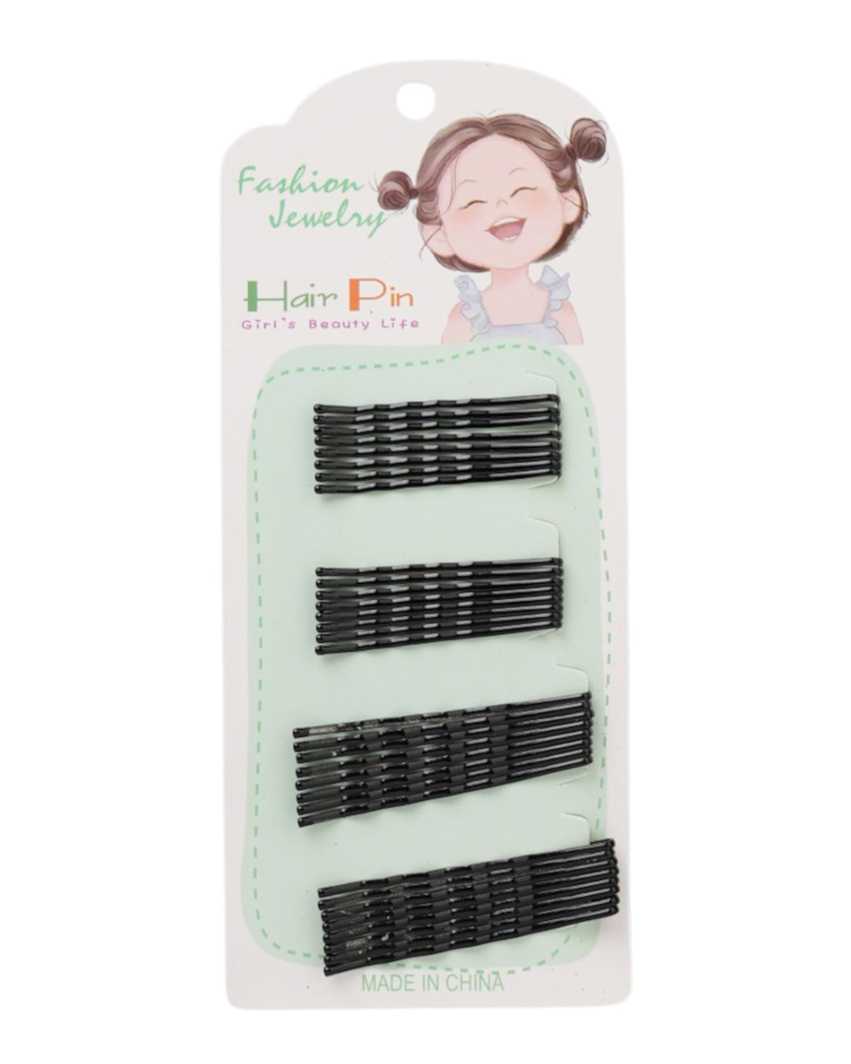 Hair Bobby Pins Card