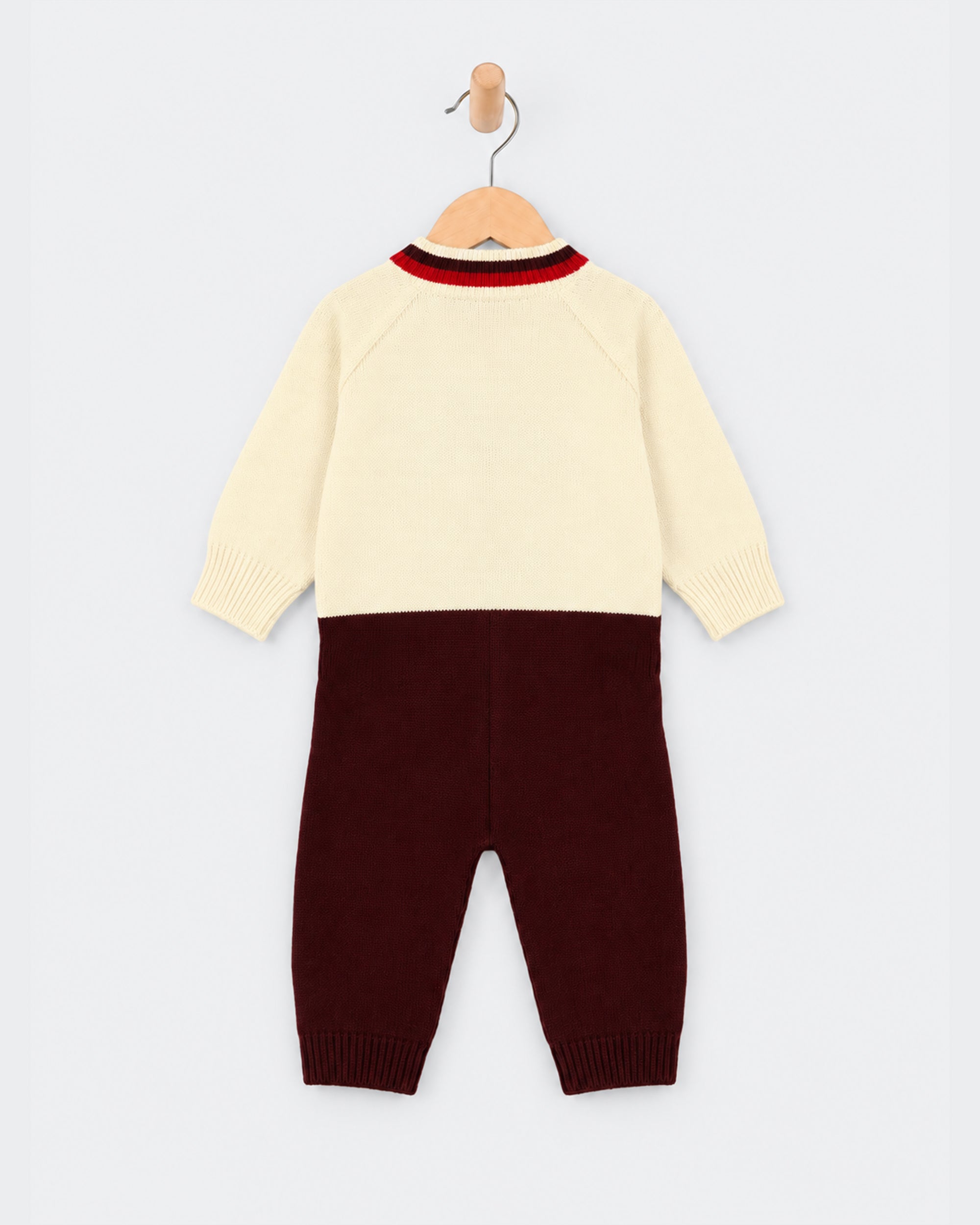 Eminent Newborn Boys Colour Block Knit Romper