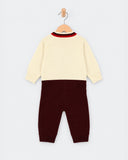 Eminent Newborn Boys Colour Block Knit Romper