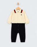 Eminent Newborn Boys Colour Block Knit Romper