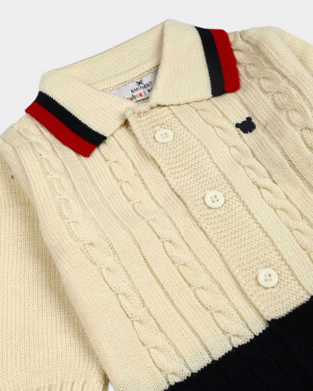 Eminent Newborn Boys Colour Block Knit Romper