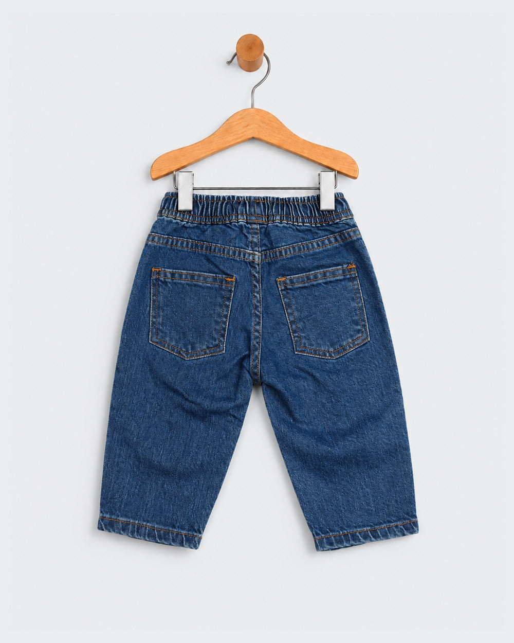 Eminent Newborn Girls Embroidered Denim Pants