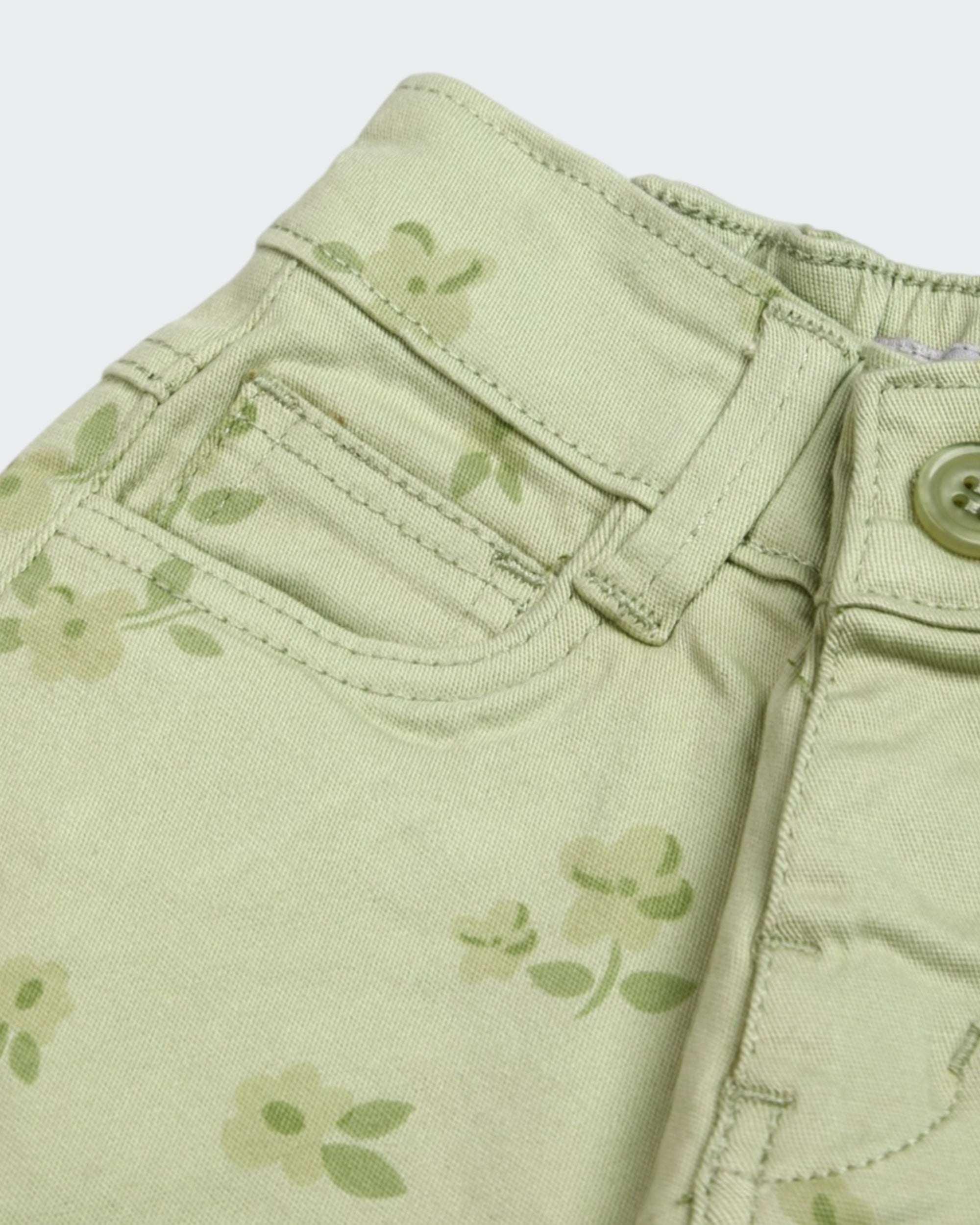 Eminent Newborn Girls Cotton Floral Print Pants
