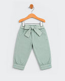 Eminent Newborn Girls Cotton Twill Bow Pants