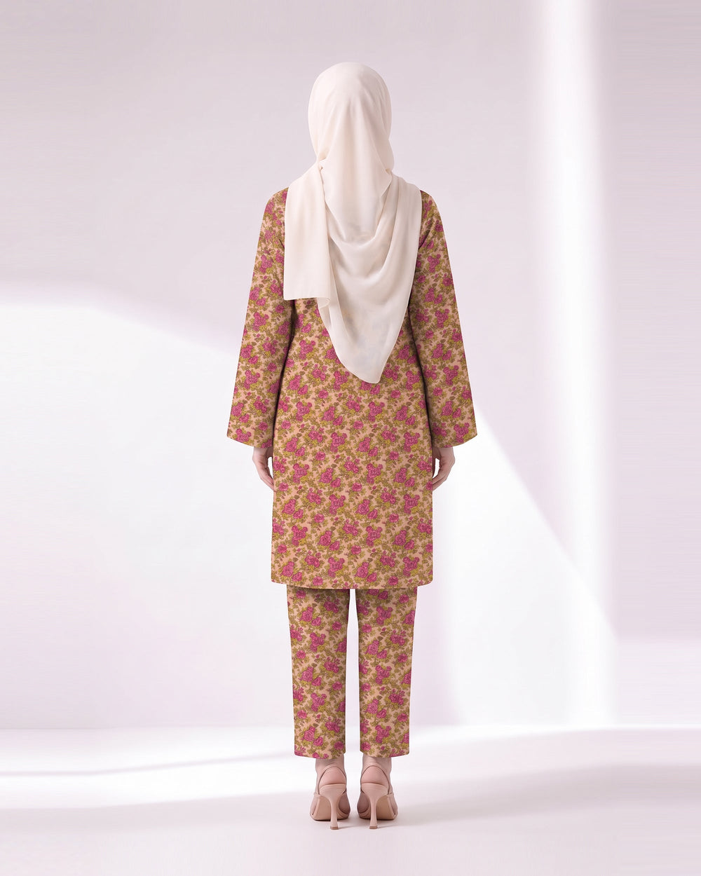 Women's Unstitched Printed 2 Pc Suit
