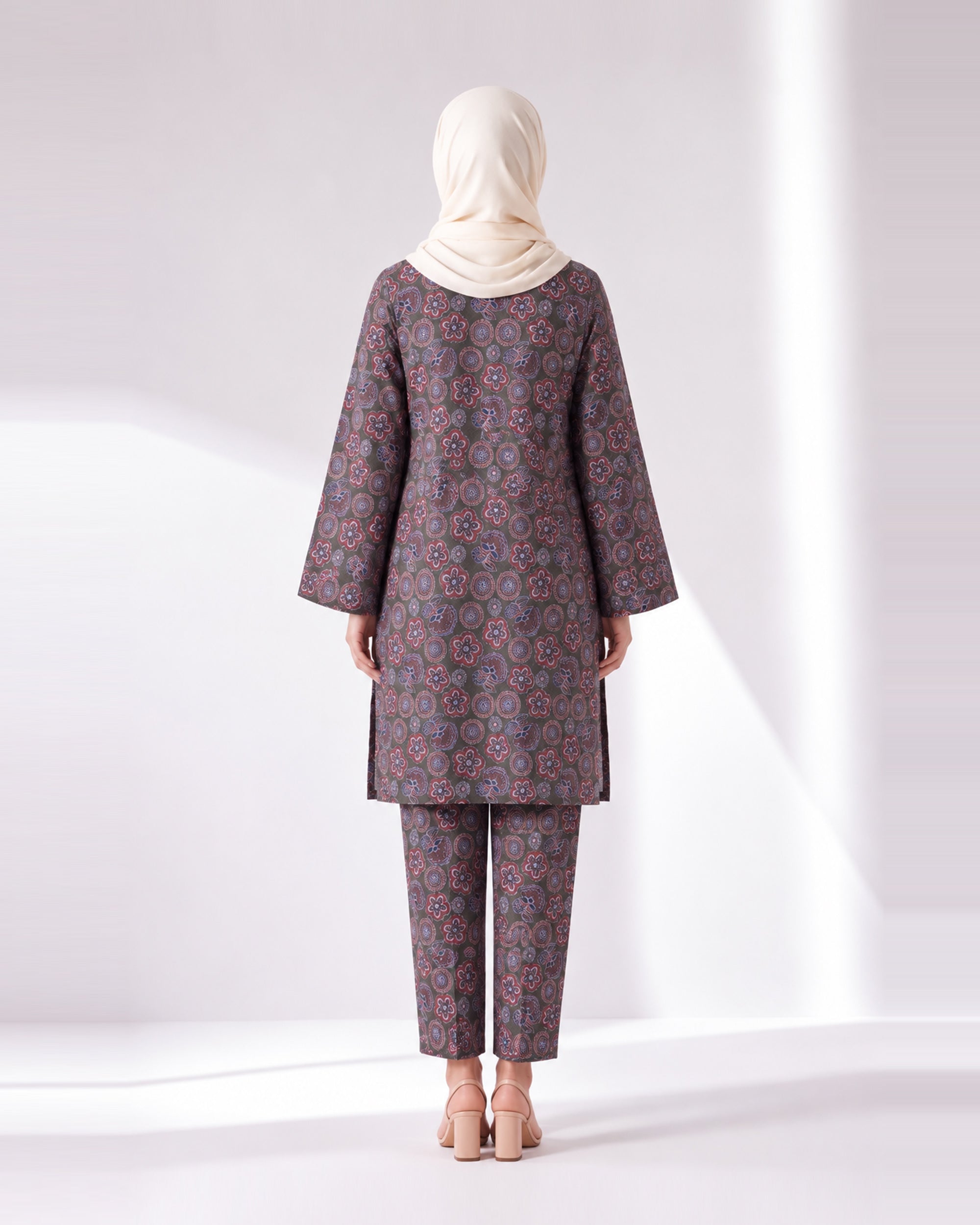 Women's Unstitched Printed 2 Pc Suit