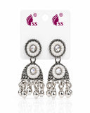 Antique Silver Jhumki Earrings