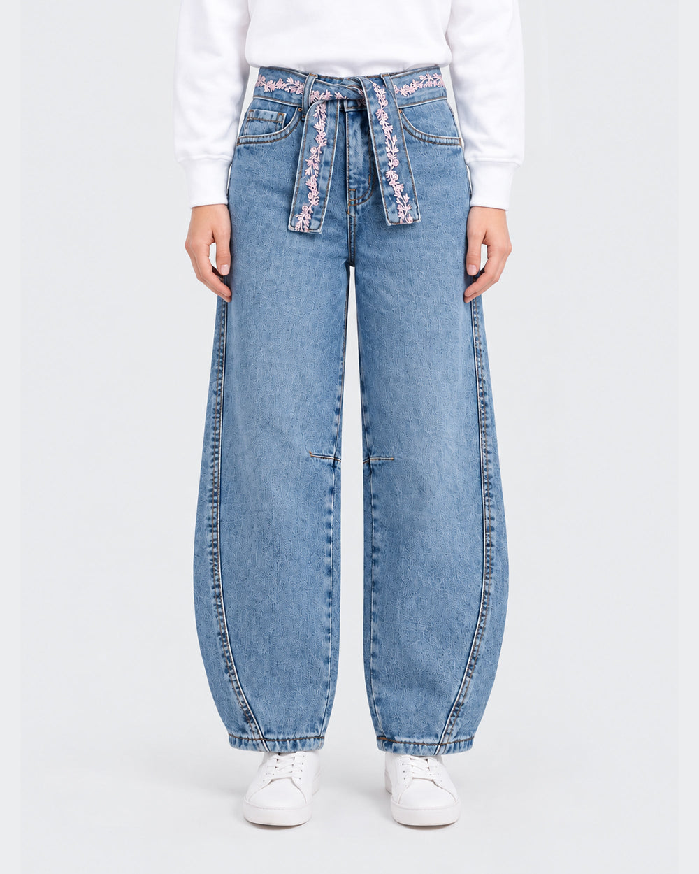 Eminent Girls Woven Denim Pants