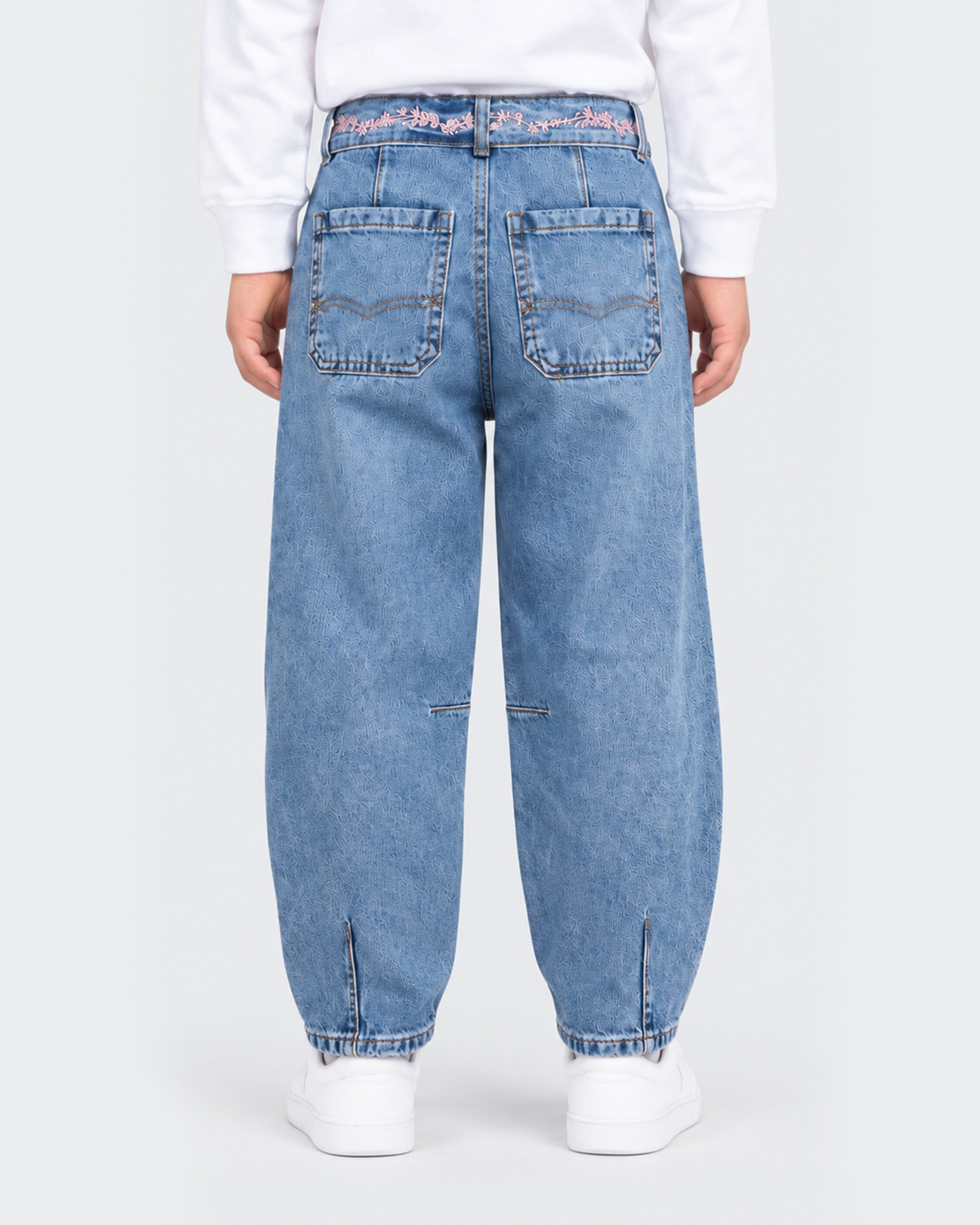Eminent Girls Woven Denim Pants