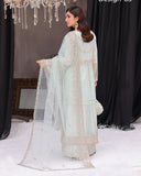 Dr Haris Maxi Front Open Luxury Semi-Stitched Maxi - 3