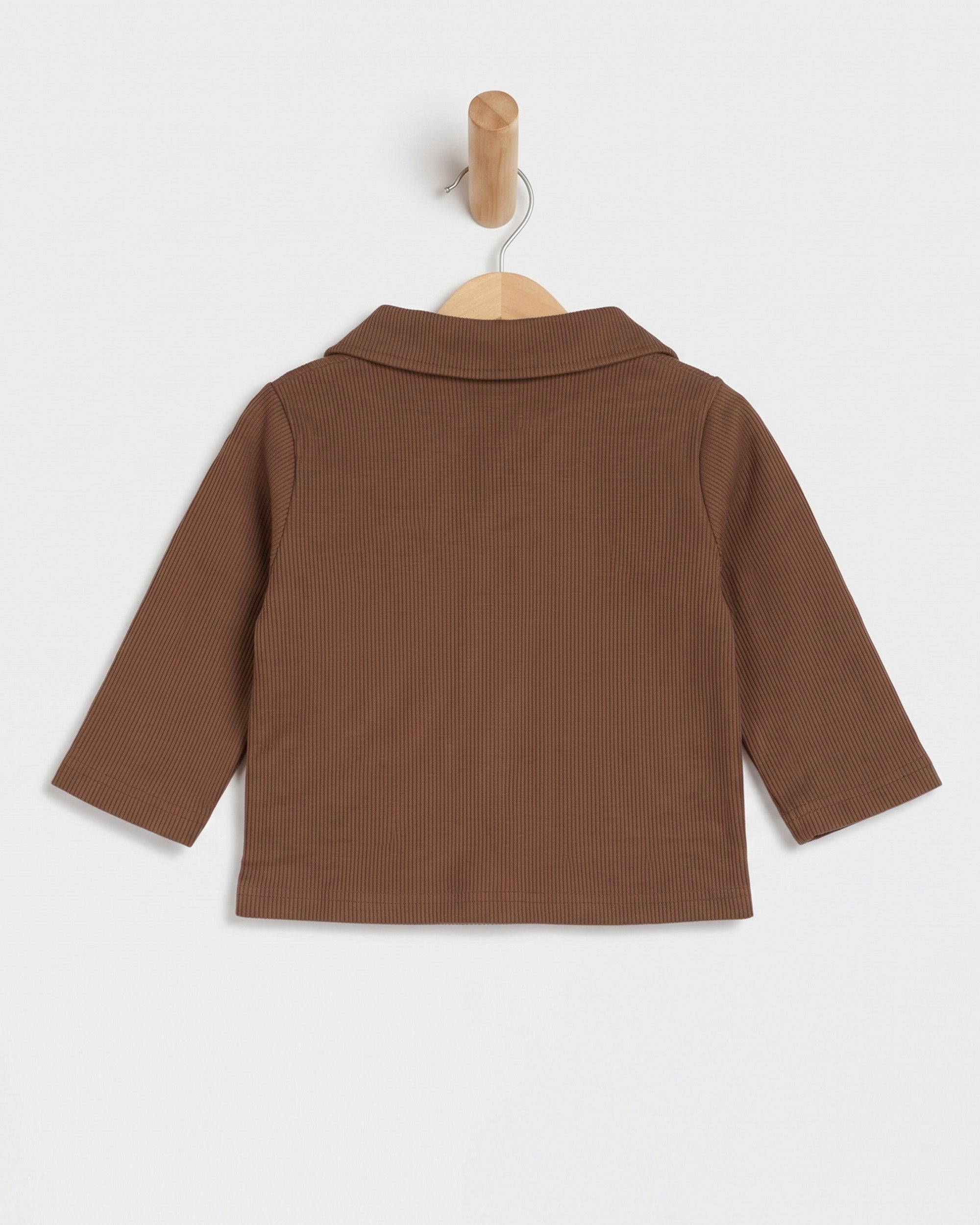 Eminent Newborn Boys Knitted Full Sleeves Shirt