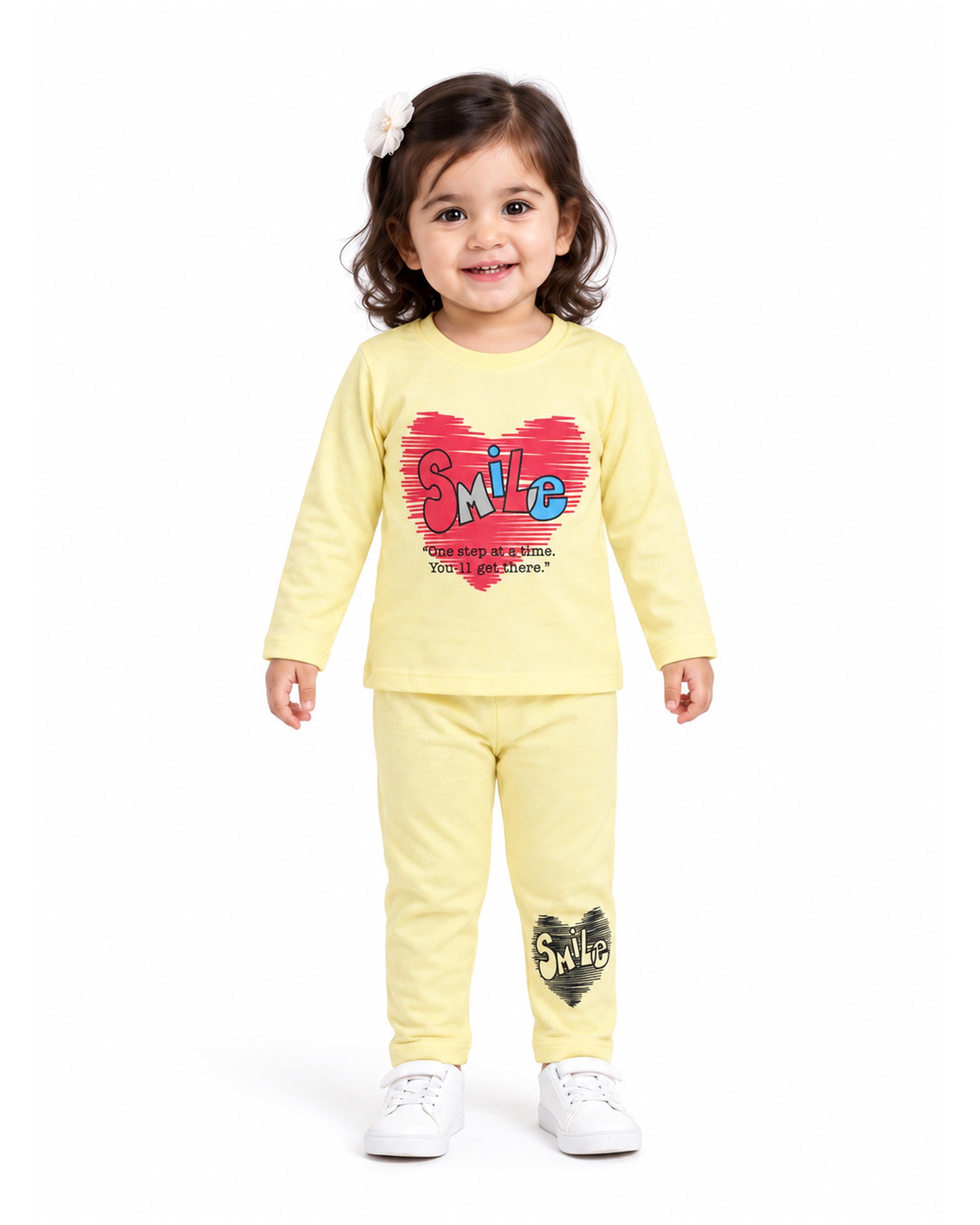 Valuables Girls Printed Full Sleeves Suit