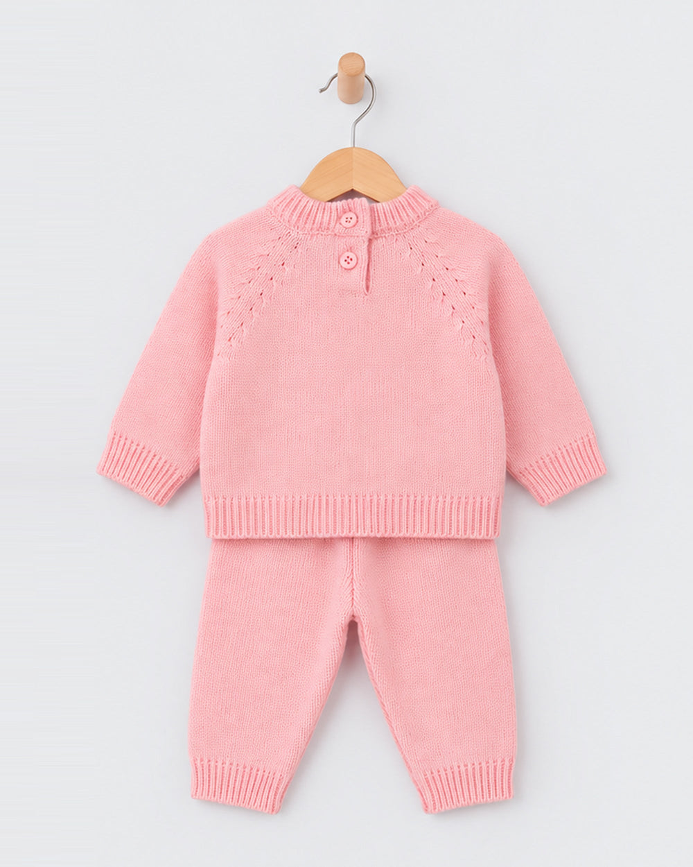 Eminent Newborn Girls Floral Applique Sweater Suit