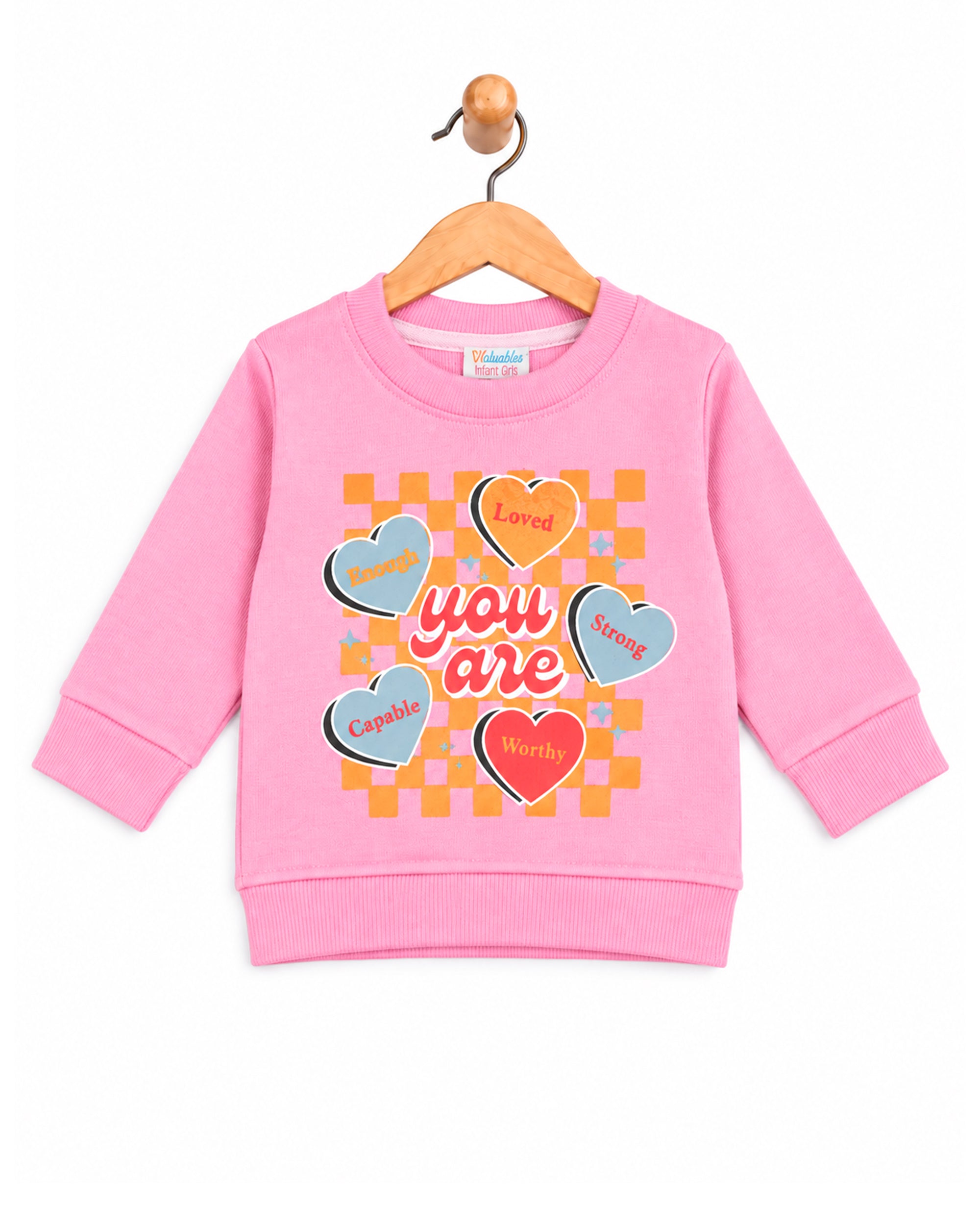 Valuables Newborn Girls Full Sleeves T-Shirt