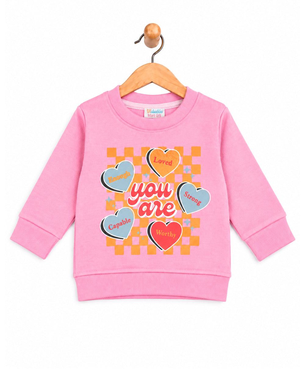 Valuables Newborn Girls Full Sleeves T-Shirt