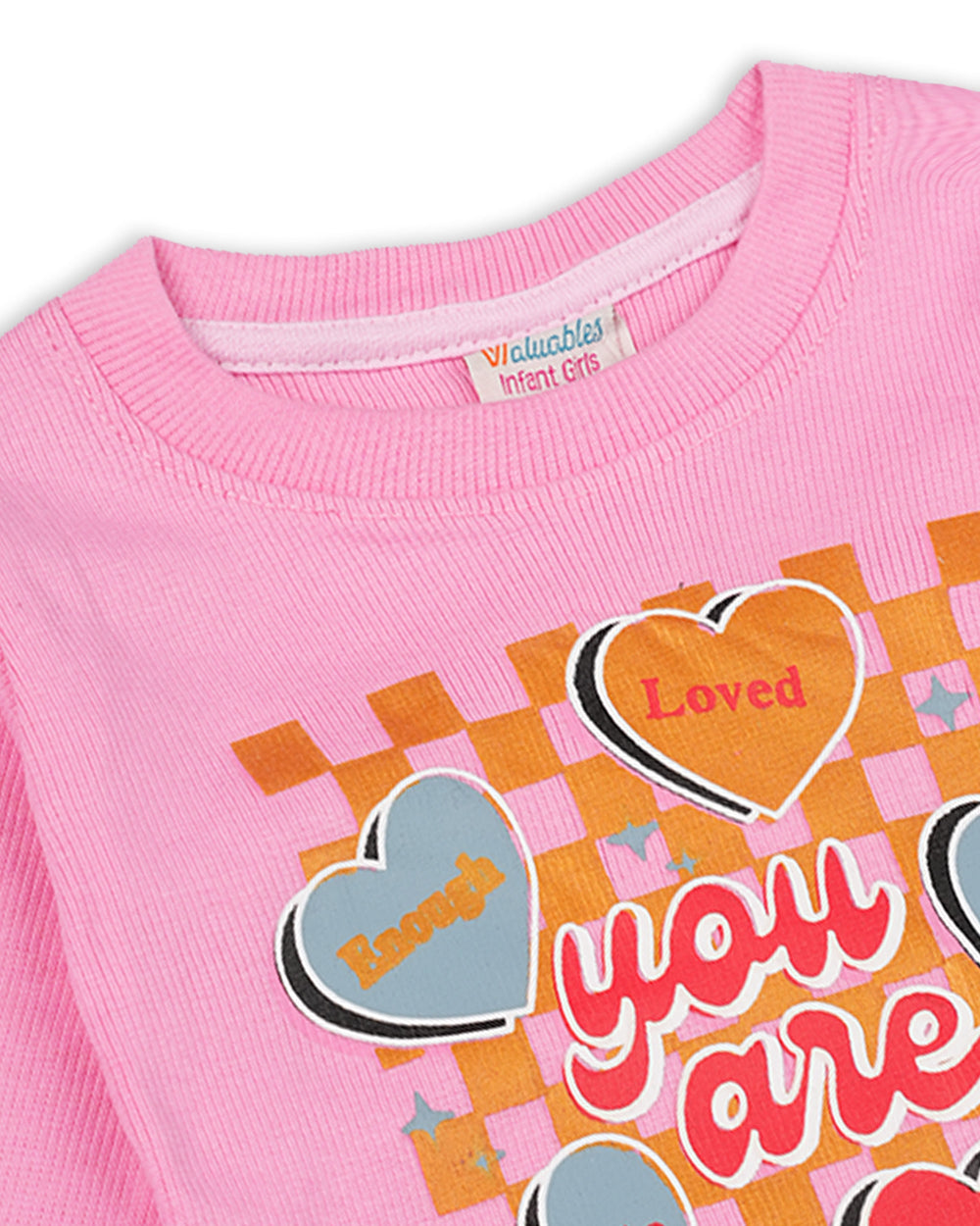 Valuables Newborn Girls Full Sleeves T-Shirt