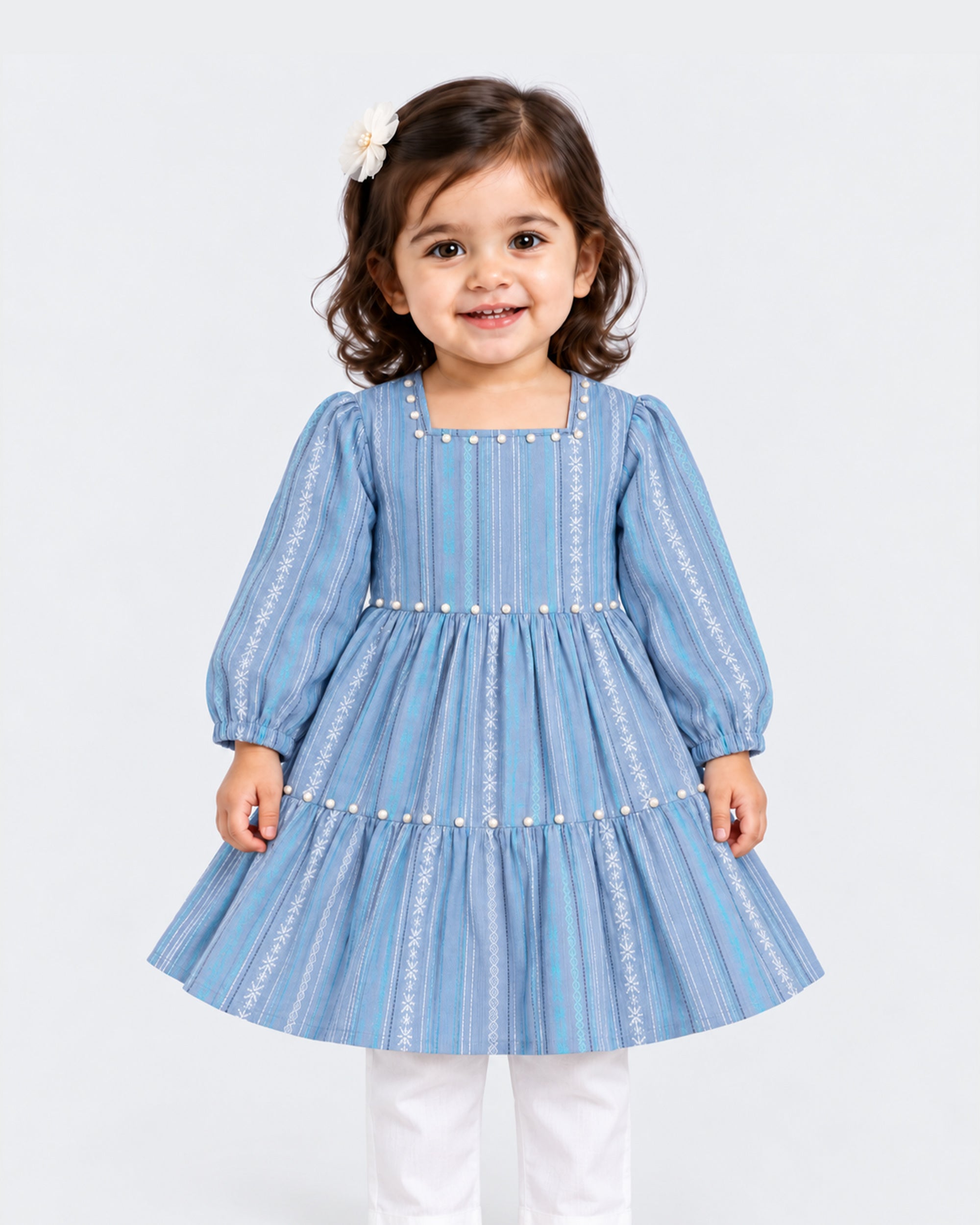 Eminent Girls Ethnic Long Frock Dress