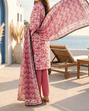 Salina Cambric Mid Summer Digital Printed Suit - 3 Pc