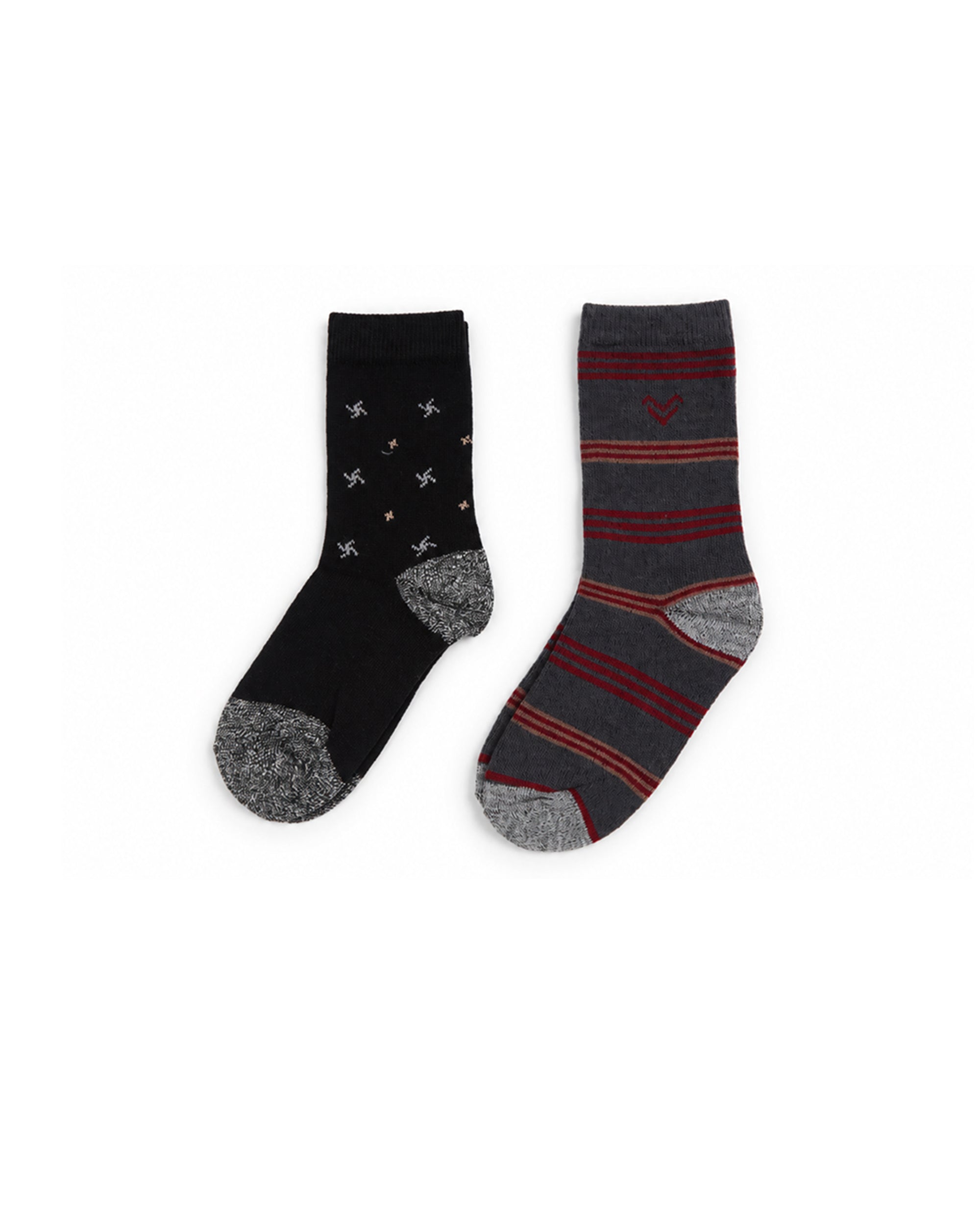 Valuables Boys Printed Lycra Socks - 2 Pc