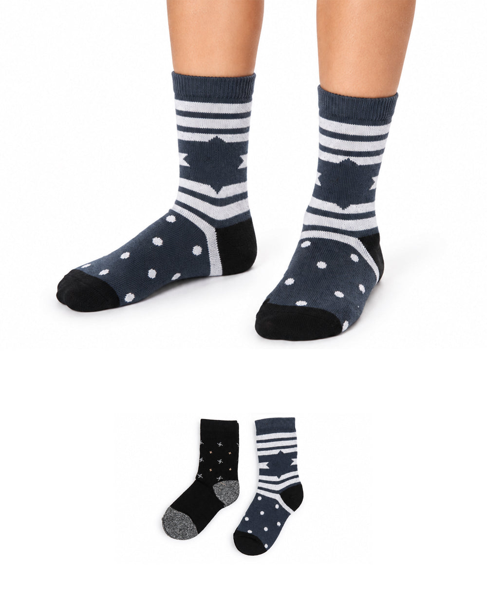 Valuables Boys Printed Lycra Socks - 2 Pc