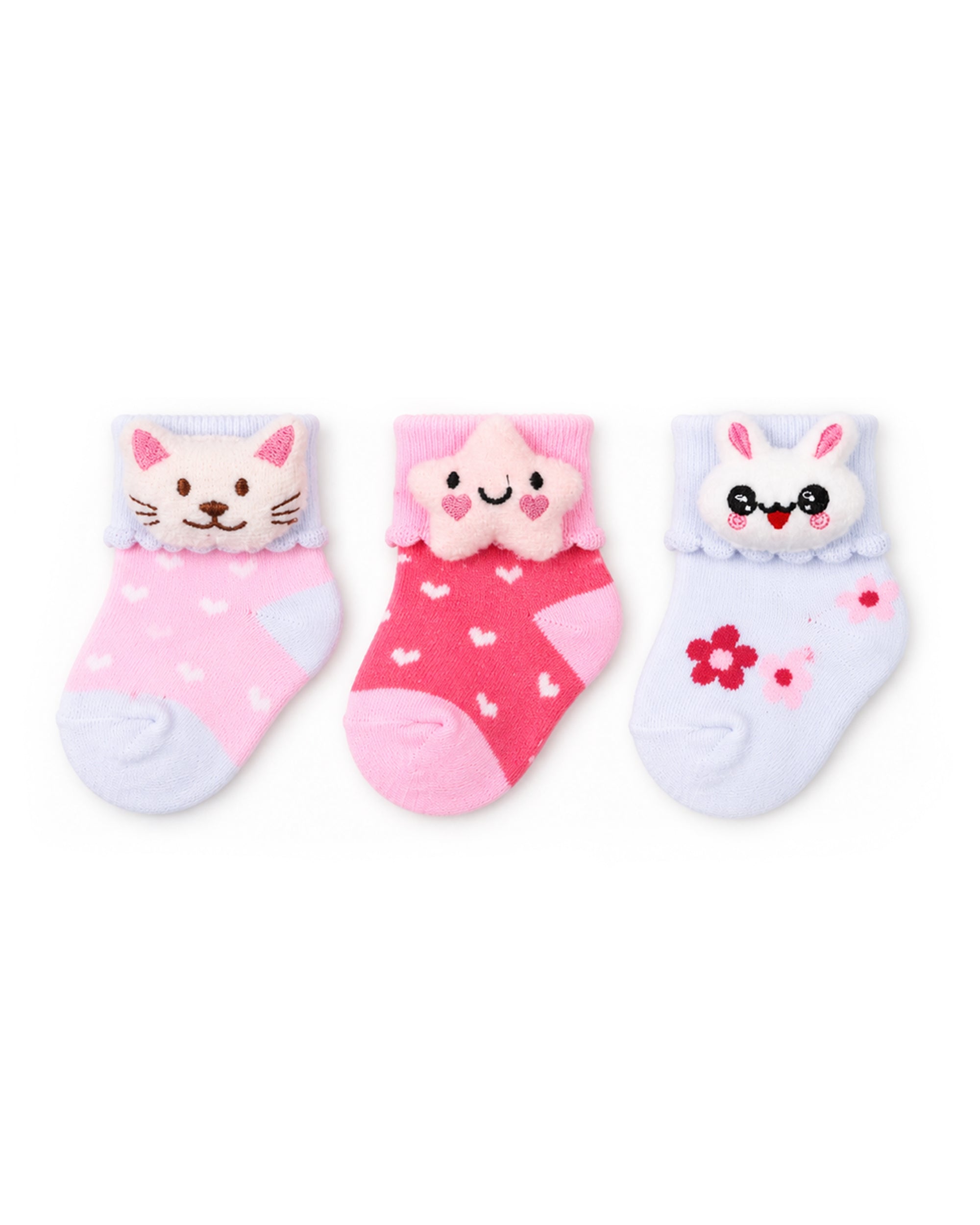 Newborn Socks - 3 Pc