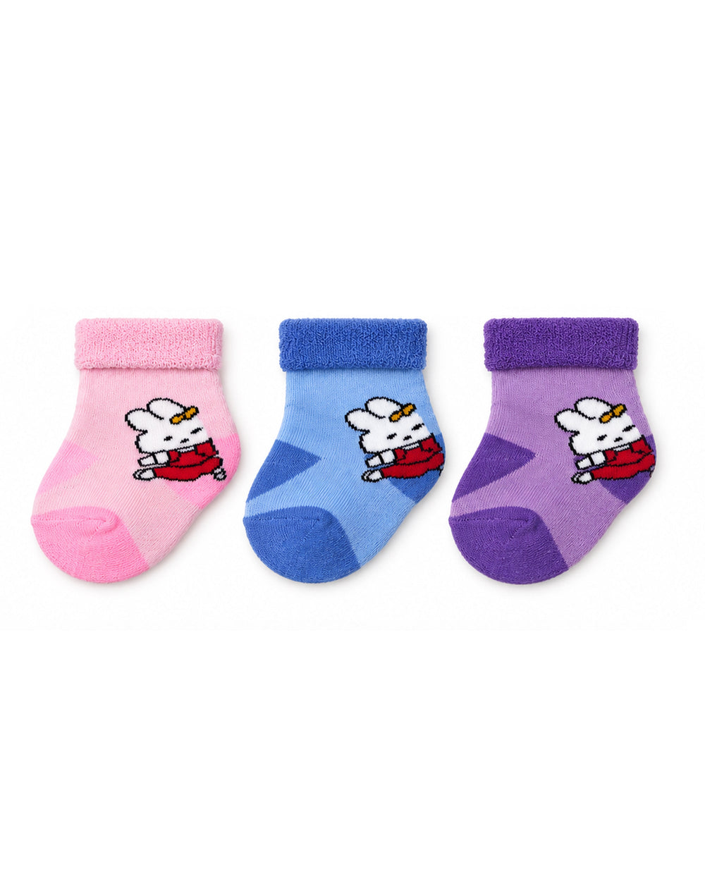 Newborn Woolen Socks - 3 Pc